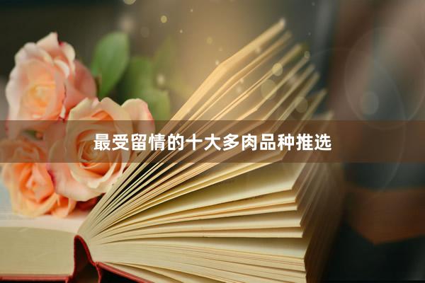 最受留情的十大多肉品种推选